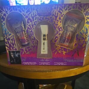 Justin Bieber The Key 3 Piece Set Body Lotion Wash Parfum Perfume Spray NEW